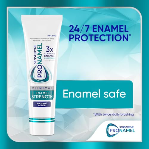 Image of Sensodyne Pronamel Clinical Enamel Strengthening Toothpaste, Whitening Action, 3.4 oz (3 Pack)