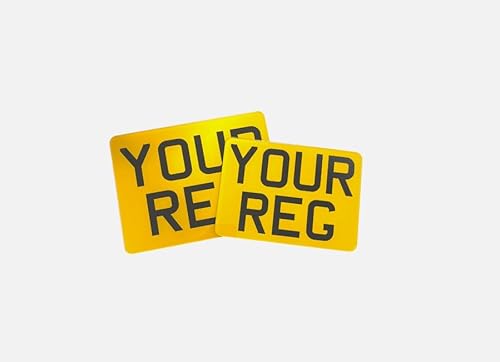 Motorcycle Number Plate - 2D | 3D | 4D | 4D Gel | 9x7 | 9x3 | 8x6 | 7x5 | 6x4 | Borders