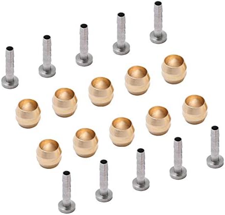 Dymoece Bicycle Brake Olive and Brass Connecting Insert Kit for Shimano BH59 BH90 Avid Sram Bike Hydraulic Disc Brake Hose