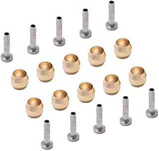 Dymoece Bicycle Brake Olive and Brass Connecting Insert Kit for Shimano BH59 BH90 Avid Sram Bike Hydraulic Disc Brake Hose