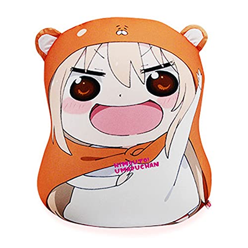 Himouto! Umaru-chan Plushie - Almohada de peluche con dibujos animados para la siesta, almohada de viaje, linda decoración de habitación para niños