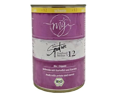 Produktbild von Paul & Paulina Bio-Schwein Nassfutter für Hunde - 410 g
