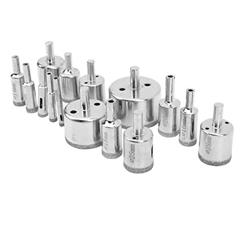 Juego de brocas diamantadas profesionales 15 pz miniatura 2