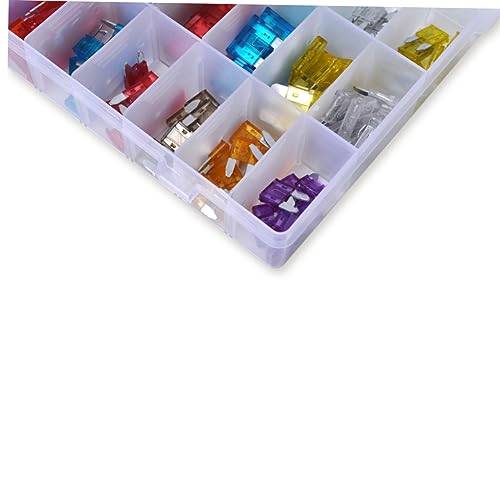 Kit de Fusibles para Auto Gatuida 169 piezas con Probador y Calificaciones Codificadas por Color para Protección de Circuitos miniatura 5