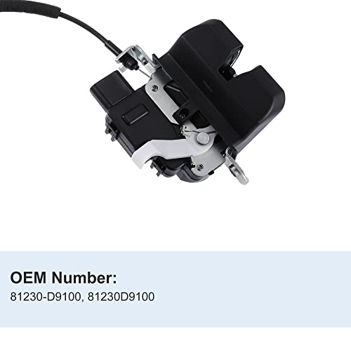 Image of X AUTOHAUX 81230-D9100 Power Tailgate Lift Gate Latch Assembly Rear Trunk Lock Actuator Motor for Kia Sportage 2017-2022