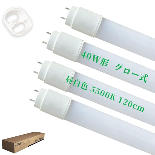 LEDǌu 40w` 120cm F5500K O[̏ƖHsvuO[Ovǌu40` S2400LM dLEDv G13 T8 AC100V 20{