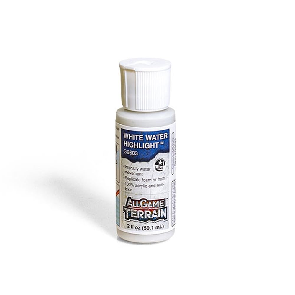 Woodland Scenics All Game Terrain 6603 White Water Highlight Wargaming Miniature Base & Diorama