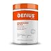 Genius Bcaa Powder with Focus & Energy - Multiuse Natural Vegan Preworkout Bcaas for Mental Clarity and Faster Muscle Recovery, Orange, 21sv, 9.95 Ounce, Pack of 1