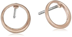 Pilgrim Pilgrim Damen-Ohrstecker mattiert 0.8 cm - 64173 Pilgrim Pilgrim Damen-Ohrstecker mattiert 0.8 cm - 64173
