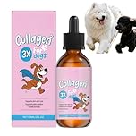 60ml Collagen for Dogs,Liquid Dog Collagen Drops,Quick Absorption C ollagen Drops for Digestion,Skin,Coat,Supports Joint Mobility,Itch Skin Relief