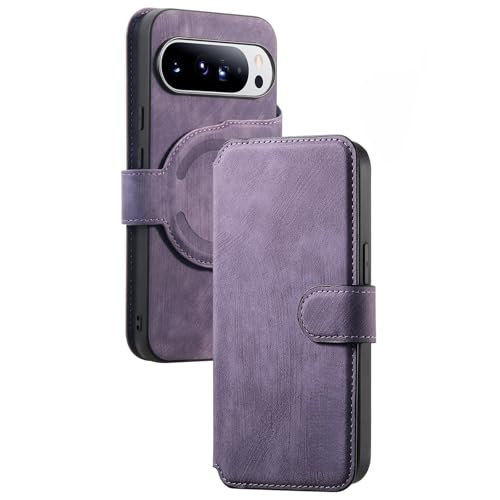 pixel8A 用 ケース 手帳型 magsafe対応 磁気ポケット 分離可能 財布型 耐衝撃 ピクセル8A ケース マグセーフ対応 スタンド機能 ワイヤレス充電対応 カード収納 ウォレットケース取り外し可能な磁気携帯電話プロテクター 全面保護