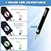 Cordless Soldering Iron Kit, Portable USB Wireless Electric Soldering Pen 3 Temperature Adjustment Office Hand Welding Tool for Appliance Repair, DIY(COLOR:black)