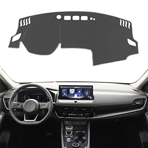 Senshine For Nissan Rogue Accessories 2021 2022 Dashboard Cover Center Console Cover Dash Mat Carpet Protector Sunshield Cover Custom Fit, Gray Trim #TOP26