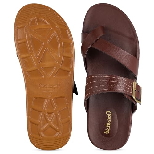 Image of WALKAROO Comfort Sandal For Men's|CloudStep Dual-Density PU Sole - Ultimate Comfort|Stylish Casual Wear|WE1353
