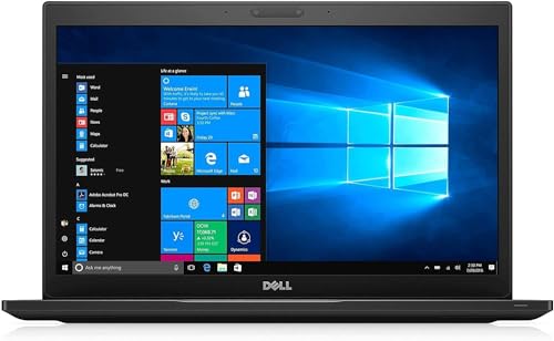 Dell Latitude7480 Business Laptop, 14 Zoll FHD Notebook, Intel Core i5-6300U, 16GB RAM, 256 GB SSD, Windows 11 Pro (Generalüberholt)
