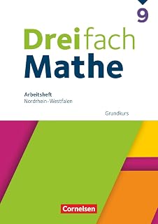 Dreifach Mathe - Nordrhein-Westfalen - Ausgabe 2022 - 9. Schuljahr: Grundkurs - Arbeitsheft mit Lösungen