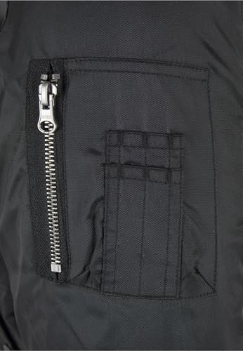 URBAN CLASSICS Chaqueta de Hombre cortavientos de invierno yotoño, tipo bomber de la vieja escuela, acolchada y muy ajustada, tallas S - 5XL - imagen 11