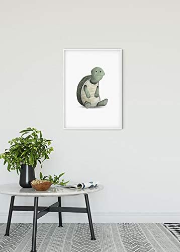 Komar Wall Picture Cute Animal Turtle Poster Picture Living Room Bedroom Decoration Art Print No Frame P111B-50x70 Size 50x70 cm (Width x Height) - Image 3