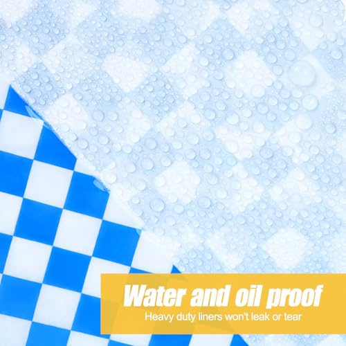 image for 120pcs Wax Paper Sheets for Food, 12x12