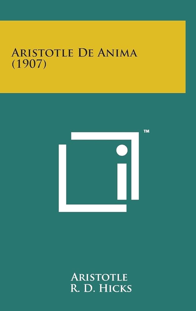 洋書 Aristoteles De anima (ed. R.D. Hicks) Aristotle de Anima: R D Hicks, D Hicks, R D Hicks