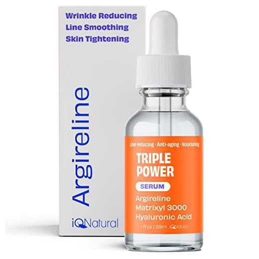 IQ Natural Argireline Serum, Anti Aging Serum, Face Serum for Women, Matrixyl 3000 Serum, Peptides Serum for Face, Facial Serum Anti Aging, Hydrating Face Serum for Men, Face Wrinkle Remover – 1oz