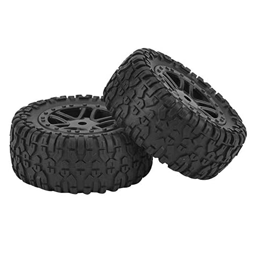 RC bildäck med nav, 2 delar PXtoys RC lastbilsdäck hjuldäck med nav för 9301 1/18 modellbil