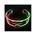 FENCY LED Glasses for adults, Bilaterally Controllable, LED Luminous Glasses with 7 Colors Changing Flashing