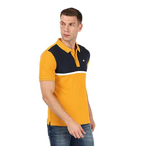 Image of Wrangler Men Multicolor Printed Polo Tshirt