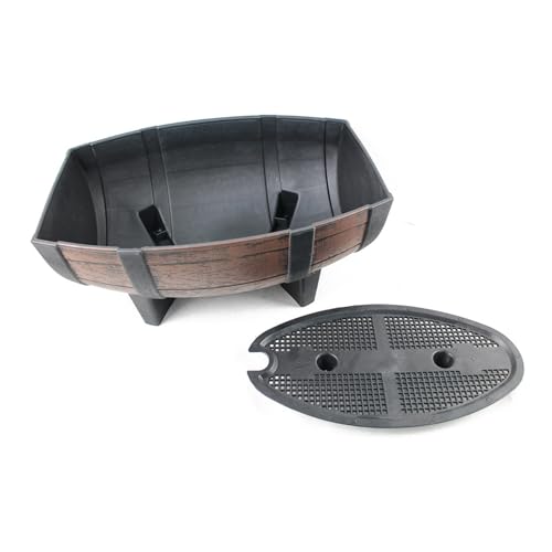 Pots de fleurs en bois PP avec drainage pour jardin - 6