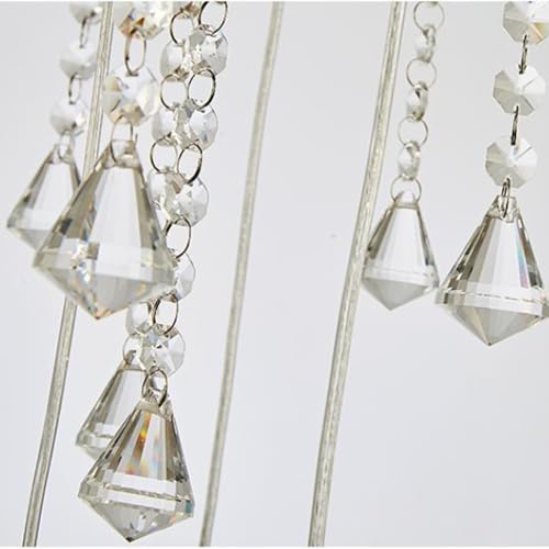 Suspension en cristal de luxe avec lustre LED moderne ajustable - 7