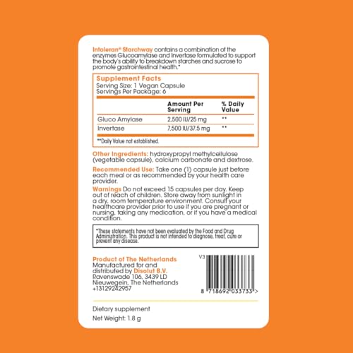 Intoleran Starchway Digestive Enzymes