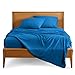 Bare Home Twin XL Sheet Set - College Dorm Size - Premium 1800 Ultra-Soft Microfiber Sheets Twin Extra Long - Double Brushed - Hypoallergenic - Wrinkle Resistant (Twin XL, Medium Blue)