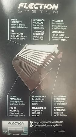 Maquinilla de afeitar Flection System 6 hojas Deliplus + 1 paquete de 4 cuchillas de recambio incluidas