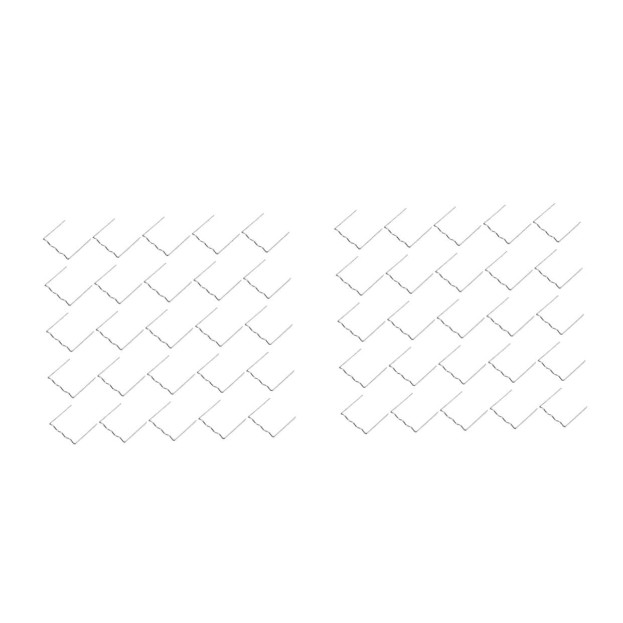 Housoutil 2sets Welding Car Kit Auto Body Hot Staples Car Bumper Welding Wire Iron Hot Staples Rod Filler 1000pcs*2