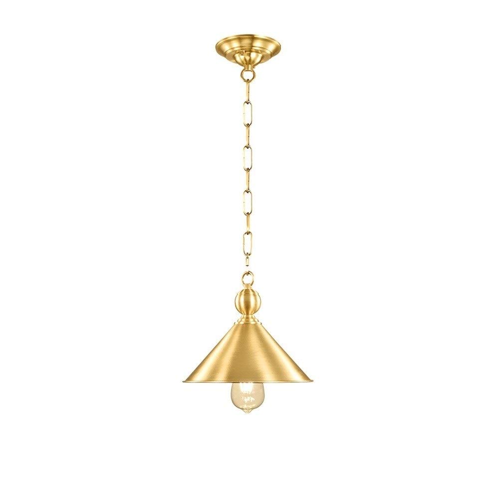 Plafond lampe cuivre rétro L33cm : la solution pour éclairer un bar sombre