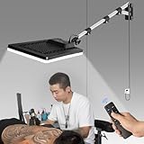 New Wall-Mounted Tattoo lamp, Maximum 83 inches (210 cm), 19-inch Large LED Panel, Super Bright Work, Suitable Eyelash Extension, Beauty, Hairdressing, Photography and Live Broadcast