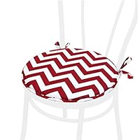 Cuscino Sedia Rotondo Fiori Verde Giallo - Coprisedia Con Laccetti Lavabile 40cm Diametro Made Italy - Foto 4