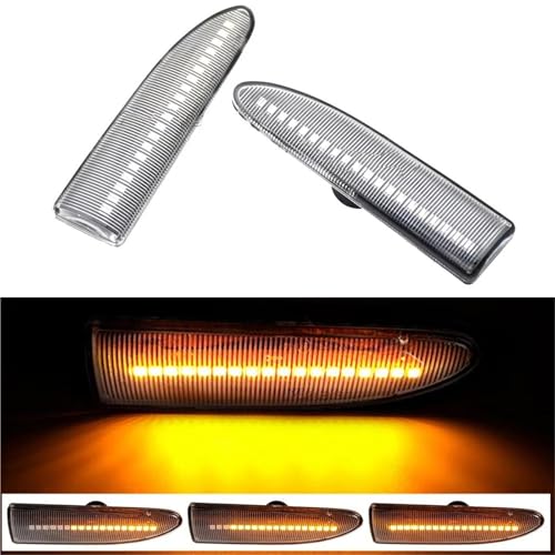 Accesorios coche intermitentes LED con acabado ahumado elegante para Jaguar X-TYPE 2