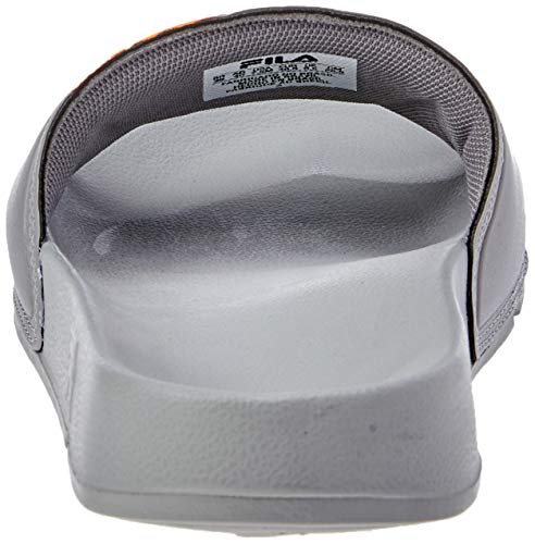 Fila F-Beach, Chinelos Masculino, Cinza (Cinza/Laranja), 40