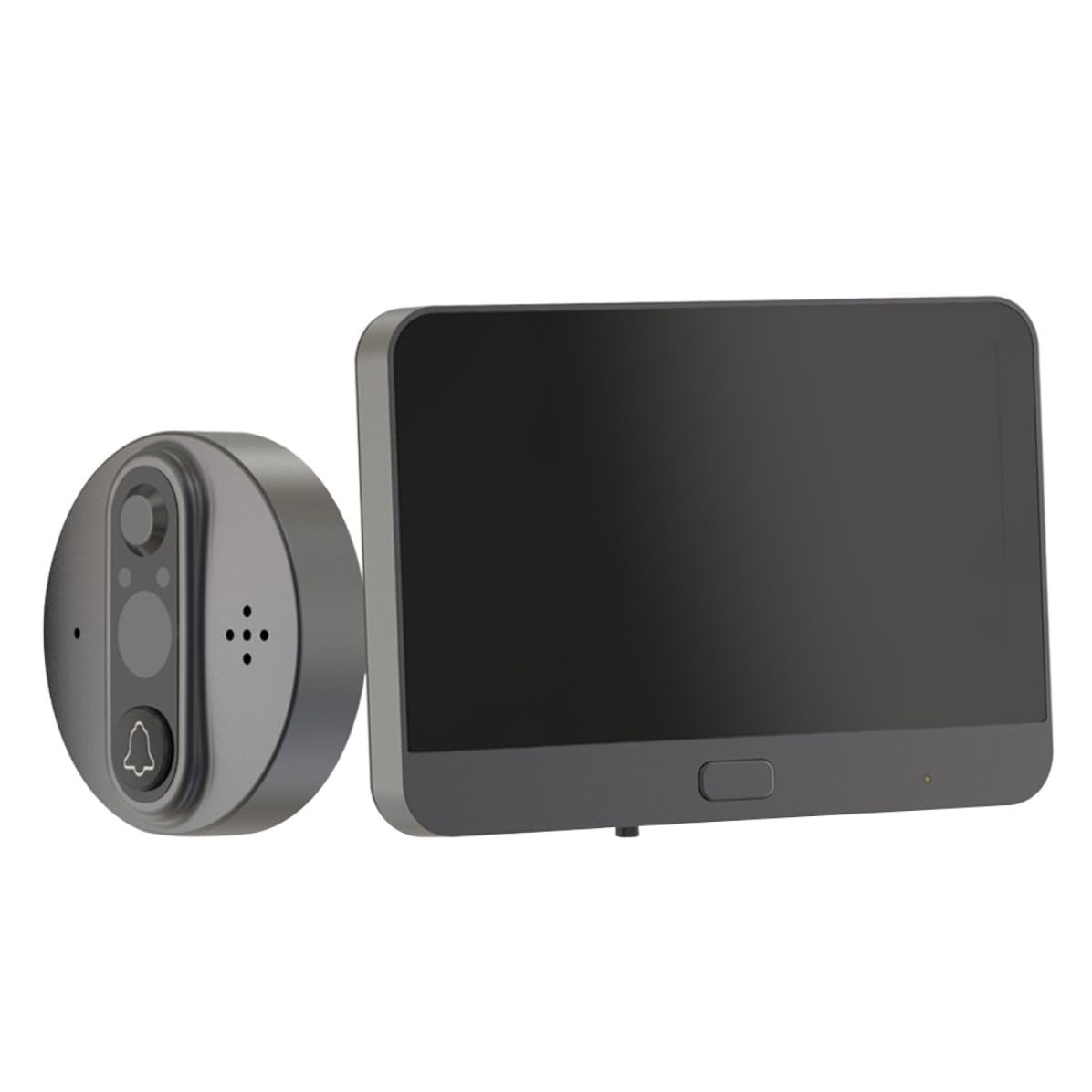Œil de Chat avec Vidéo en Temps Réel Électronique Wifi 720p pour Porte | Appel Vidéo, Prise de Photo, Surveillance à Distance, 32g Intégré, Métal, pour Garçon et Filles et Personnes Âgées