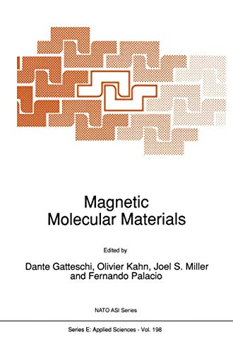Magnetic Molecular Materials: (closed)) (NATO Science Series E:)