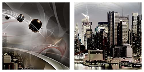 Decomonkey Quadro Stampa su Tela moderno New York