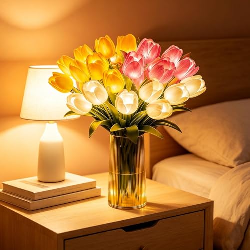 Fleurs lumineuses délicates à 15 lumières modulables pour centre de table - 6
