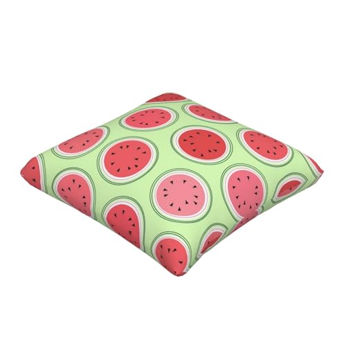 Taies d'oreiller imitation lin vert pastèque housse coussin canapé - 3