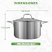 Imagen de Nutrichef olla acero inoxidable 18