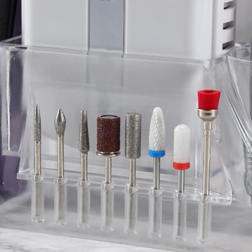 Organizador profesional para uñas con soporte para brocas miniatura 4