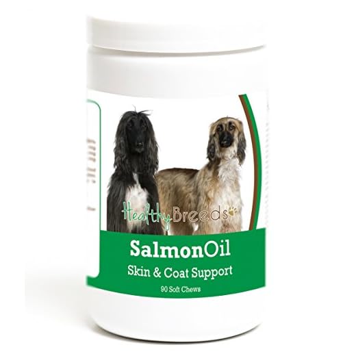 Healthy Breeds Afghan Hound Salmon Oil Soft Chews 90 Count
