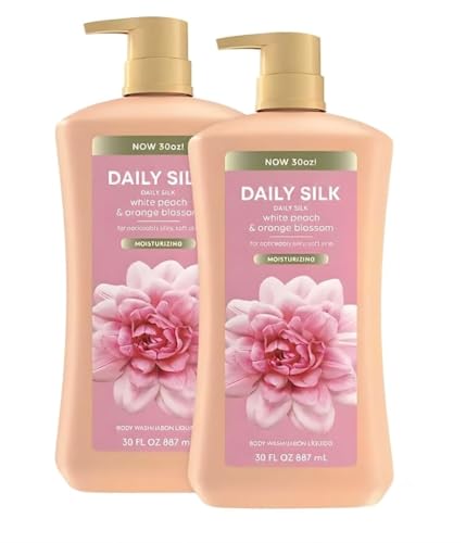 Image of Daily Silk Hydrating Body Wash, White Peach & Orange Blossom (30 fl. oz, 2 pk), Pink