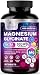 Magnesium Glycinate Capsules Highest Potency 425mg - 100% Chelated for High Absorption - Made in USA - Best Vegan Stress Relief, Sleep, Muscle Relaxation, Bone, Joint, Heart Supplement - 60 Capsules