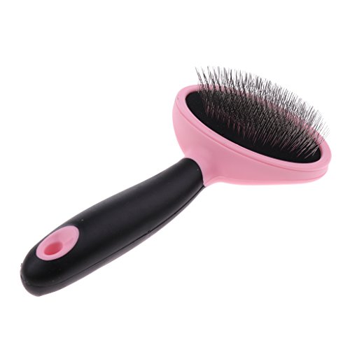 Escova de cabelo animal homozy Dog Cat Rabbit Hair - Rosa